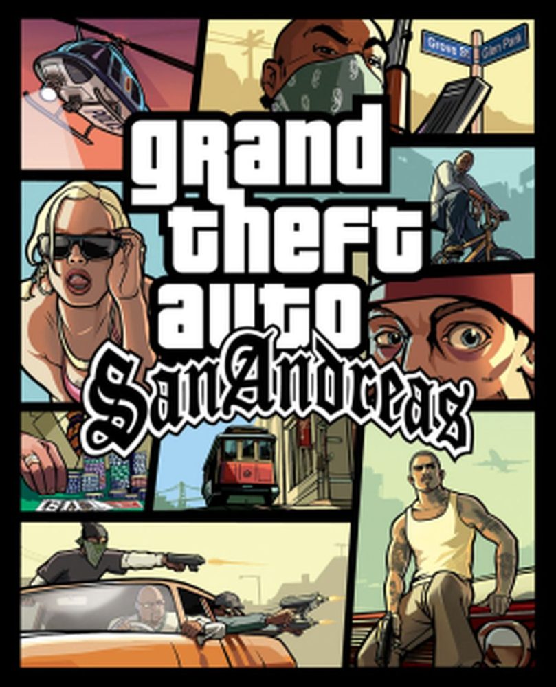 최고의 GTA 게임 중 하나 - GTA San Andreas Boxart