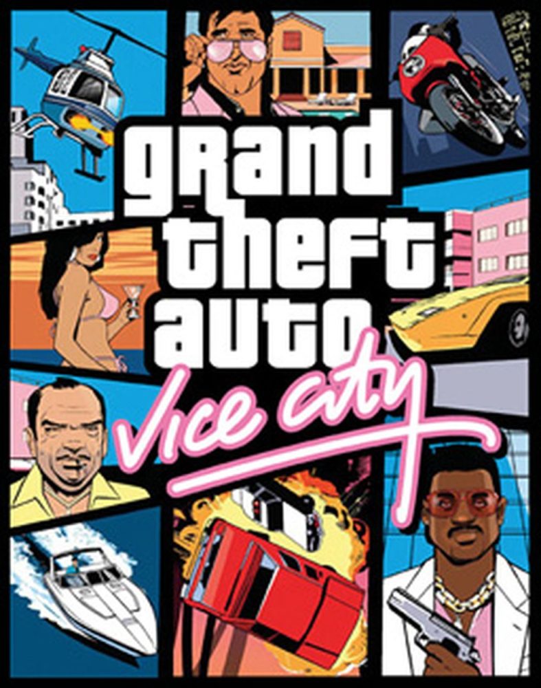 GTA 3D Universe의 두 번째 게임 - GTA Vice City Boxart