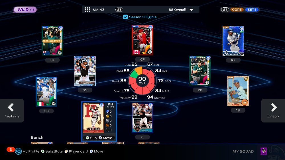 MLB The Show 23의 Diamond Dynasty 팀