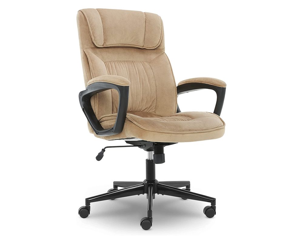 Serta Hannah Microfiber Office Chair with Headrest Pillow Review