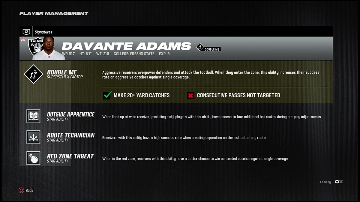 Madden 24 최고의 와이드 리시버 Davante Adams