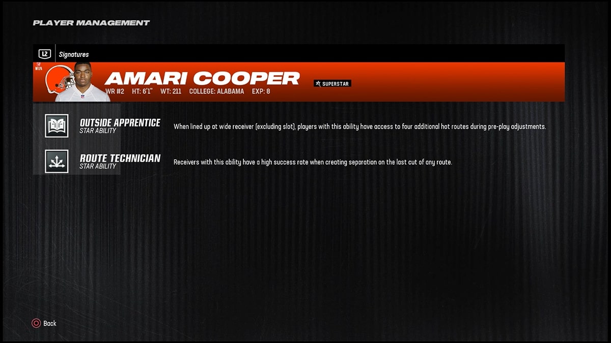 Madden 24 최고의 와이드 리시버 Amari Cooper