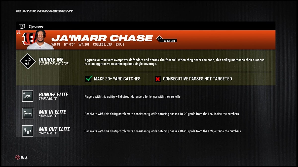 Madden 24 최고의 와이드 리시버 Ja'Marr Chase