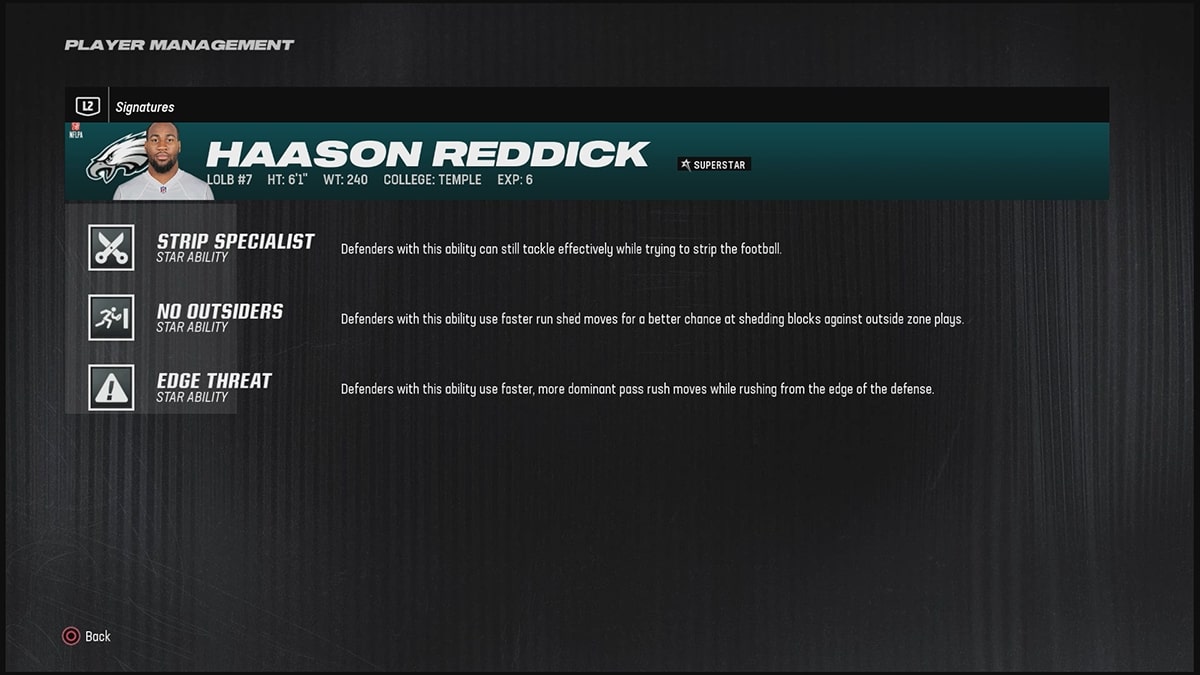 Madden 24 최고의 라인배커 Haason Reddick