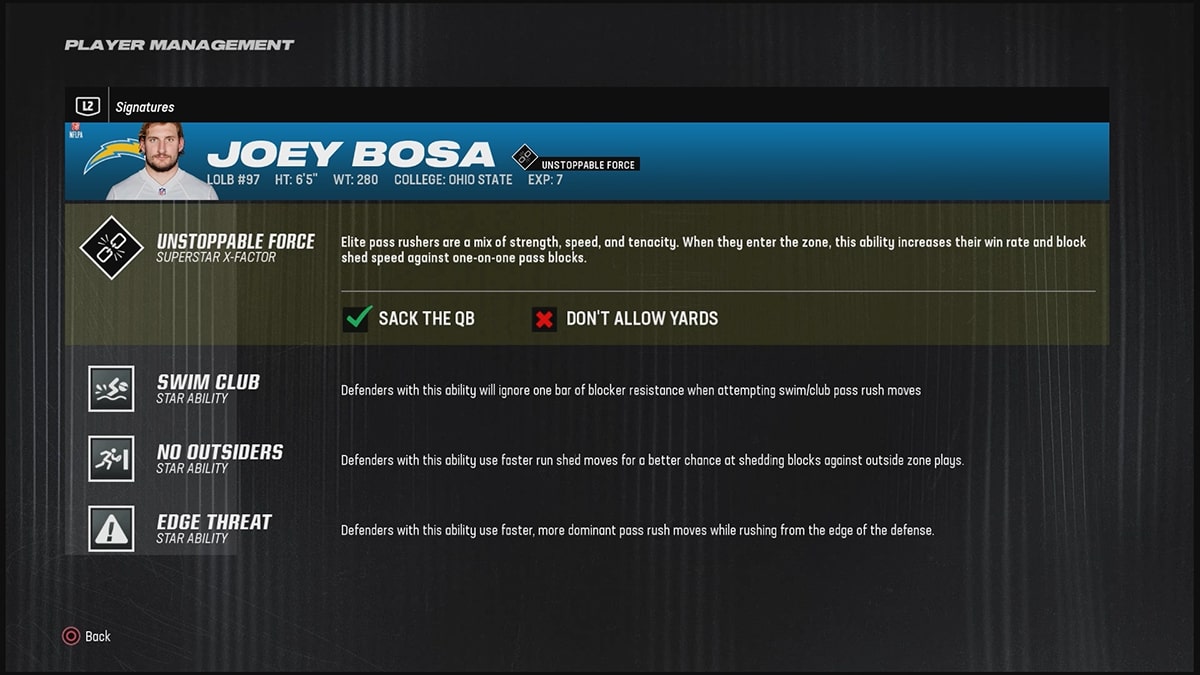 Madden 24 최고의 라인배커 Joey Bosa