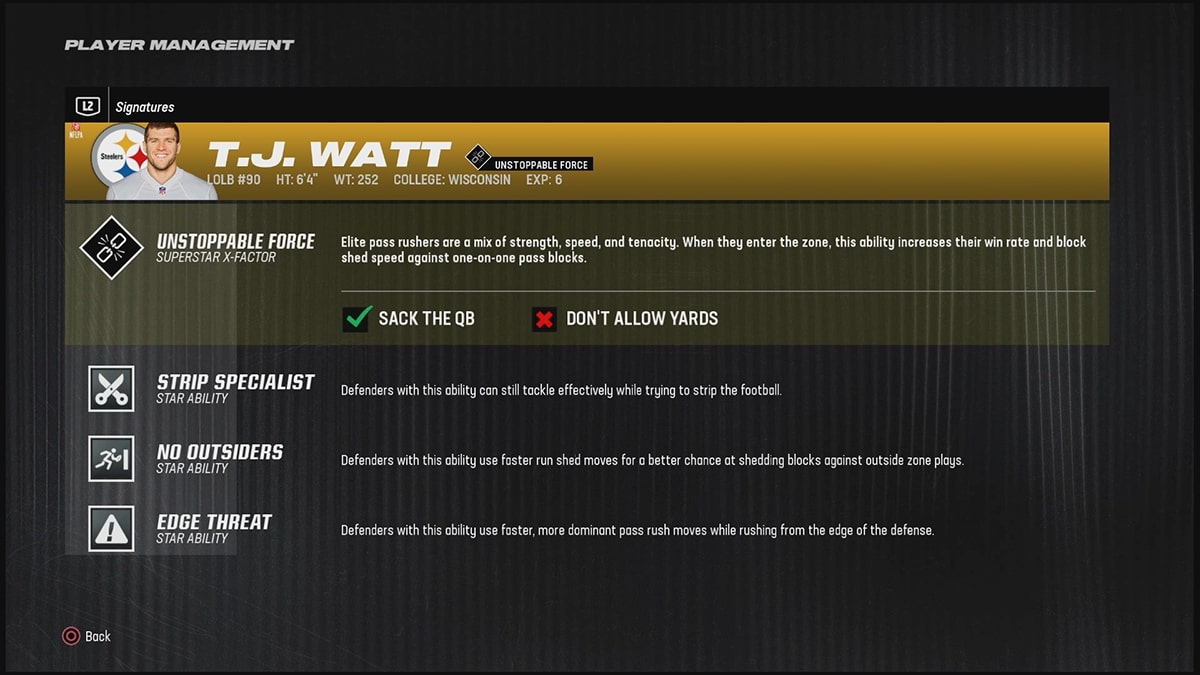 Madden 24 최고의 라인배커 TJ Watt