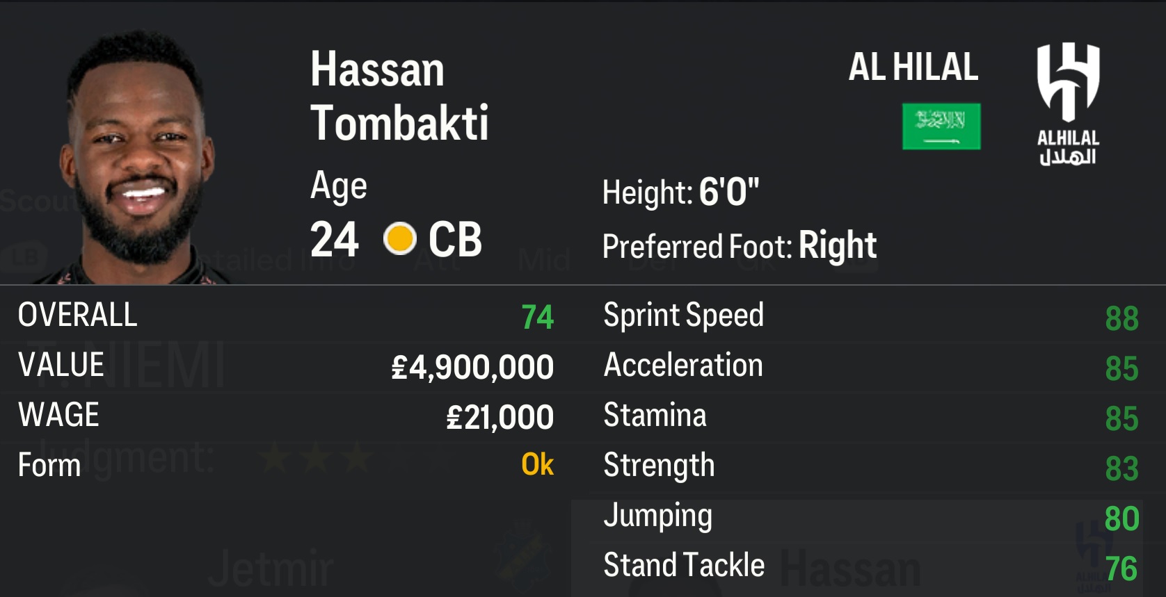 EA FC 24 Hassan-Tombakti 이미지