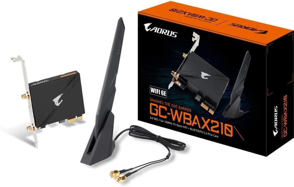 GIGABYTE WiFi 6E GC-WBAX210 검토