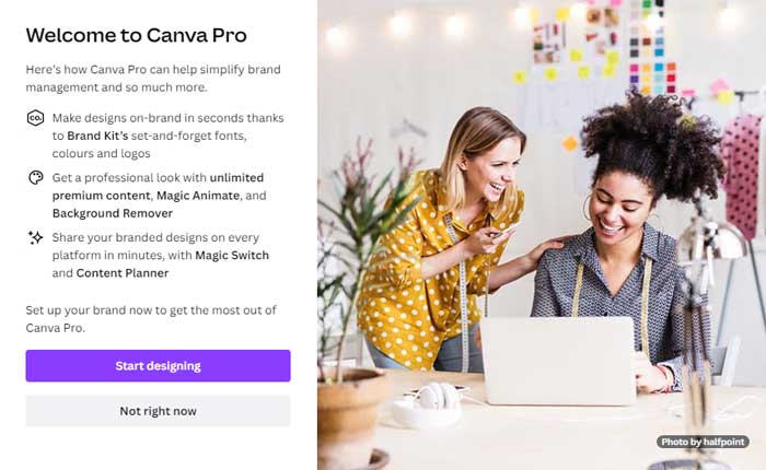 Canva Pro 팀 초대 링크