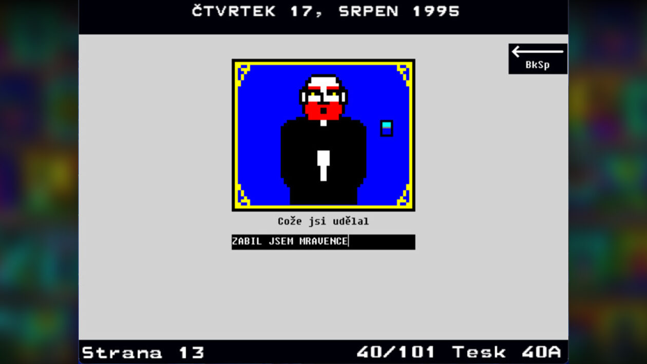 체코 게임 Teletext가 당신의 두뇌를 테스트합니다