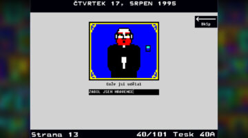 체코 게임 Teletext가 당신의 두뇌를 테스트합니다