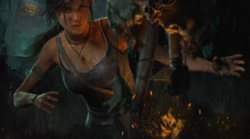 Dead by Daylight, 505 게임, Koch Media, Starbreeze Publishing, Dead by Daylight Horror의 Lara Croft