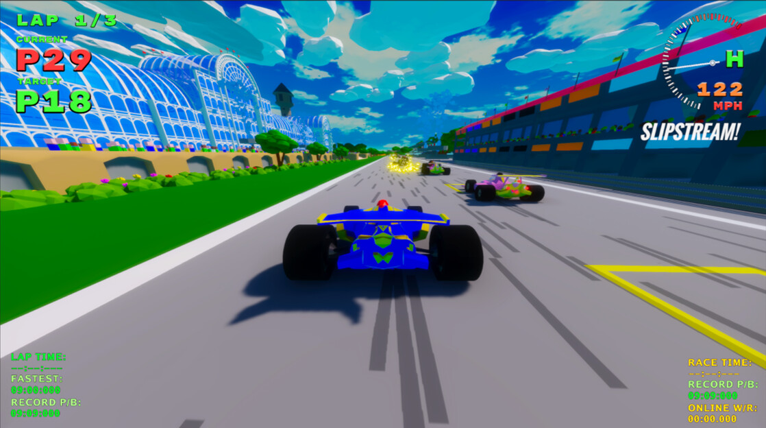 새로운 복고풍 레이스는 Virtua Racing을 연상시킵니다.