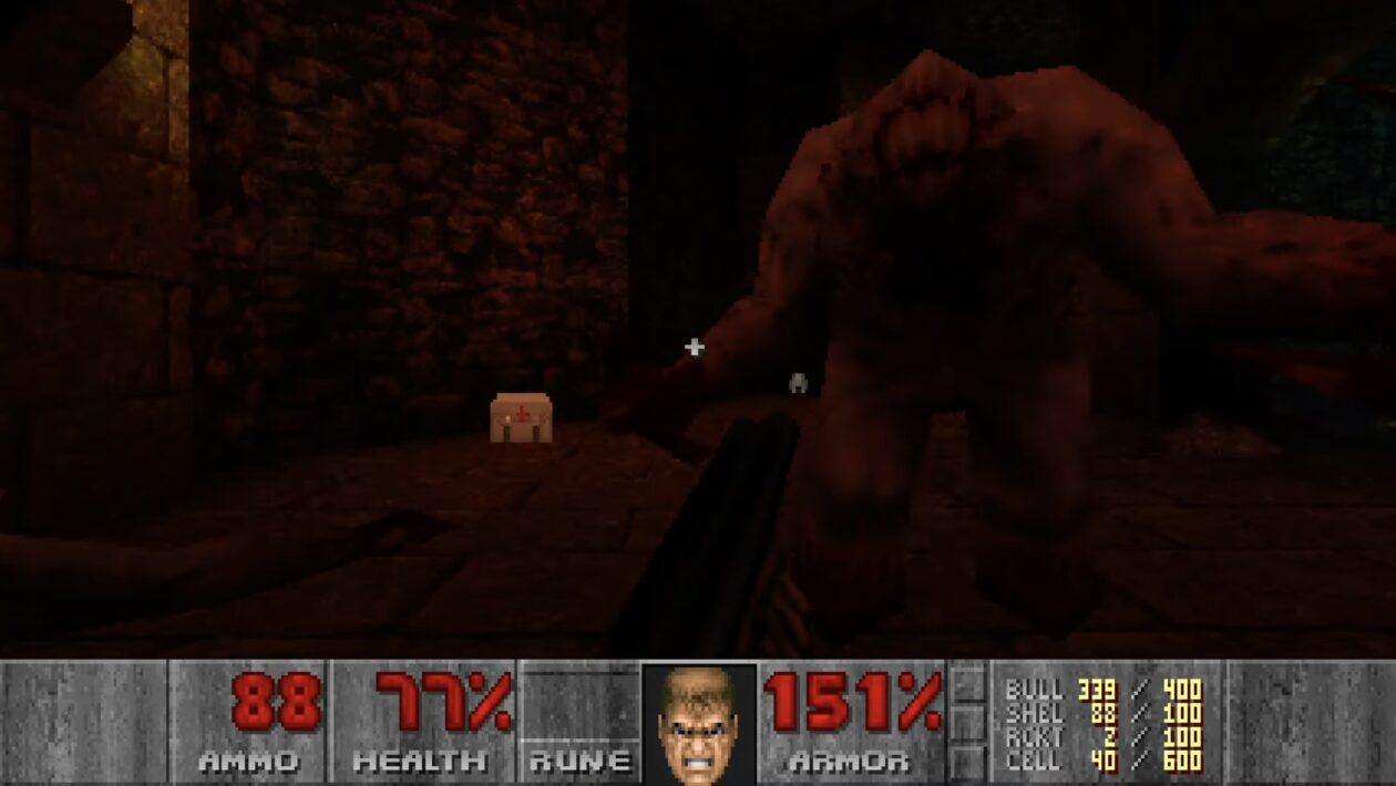 Quake, Bethesda Softworks, Duake가 Doom과 Quake 액션 크로스오버를 선보입니다.