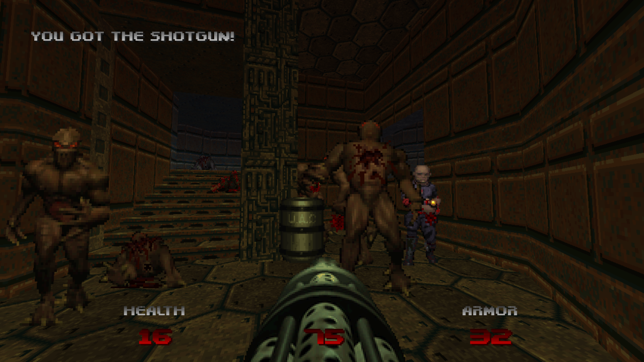 Doom, id Software, Doom 64 스타일로 Doom I 및 II 플레이