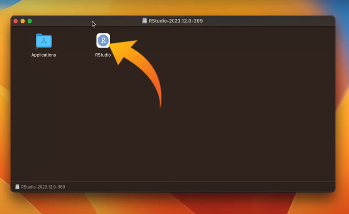 Mac에서 RStudio 다운로드