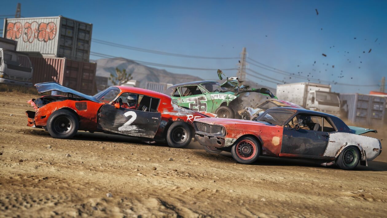 Wreckfest 2, Thq Nordic, Wreckfest 2는 3 월에 시작됩니다.