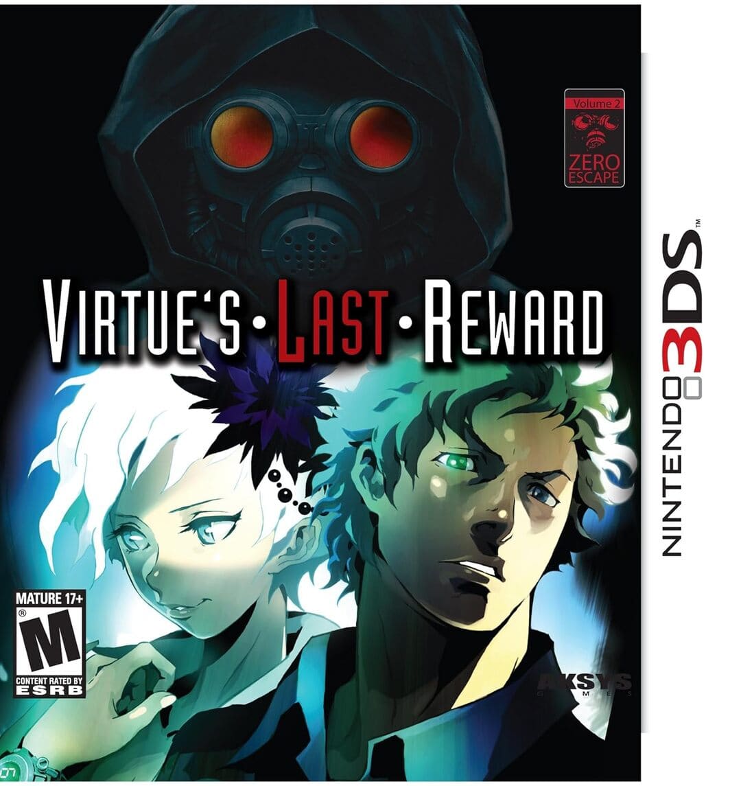 Game Zero Escape Mirtue의 마지막 보상 최고의 3DS 게임 중 하나의 Box Cover는 여전히 사용 가능한 최고의 3DS 게임 중 하나입니다.