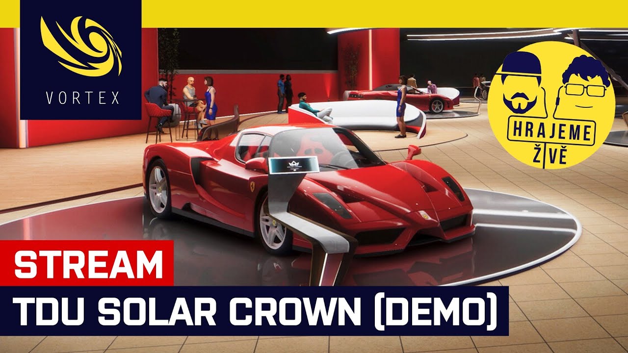 Hrajeme živě Test Drive Unlimited Solar Crown. Podívejte se s námi na demo očekávané závodní hry