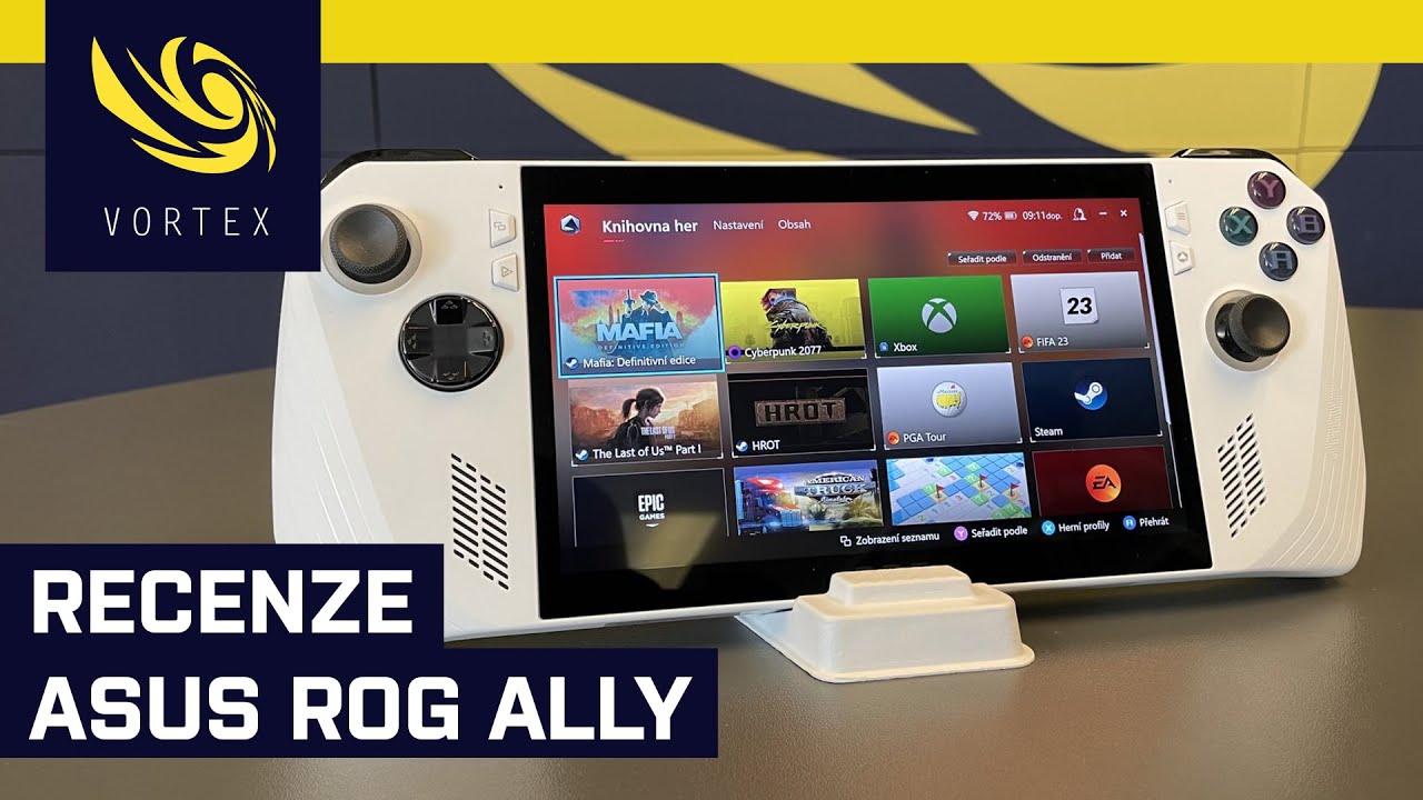 Recenze ASUS ROG Ally. Ambiciózní handheld právě vychází, jak na něm běží hry a co baterka?