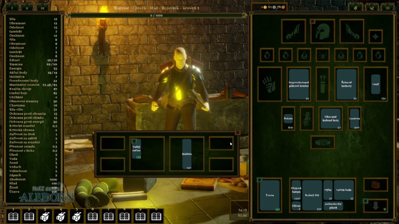 Inventory in Aledorn