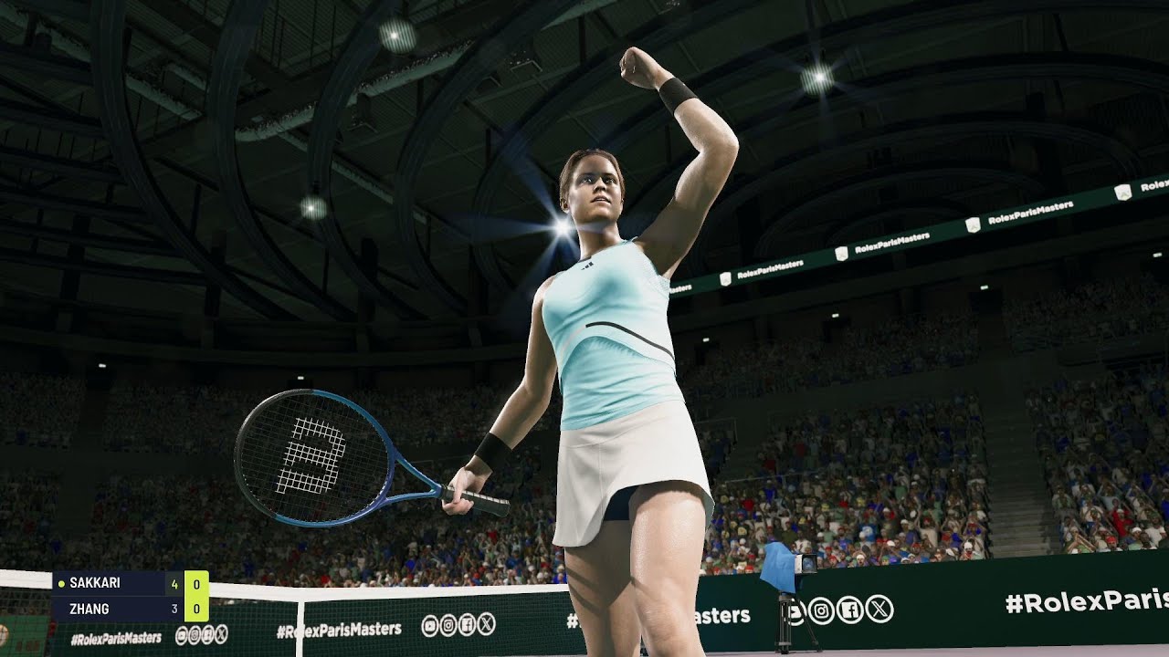 TIEBREAK - Maria Sakkari vs Zhang Shuai - PC Gameplay