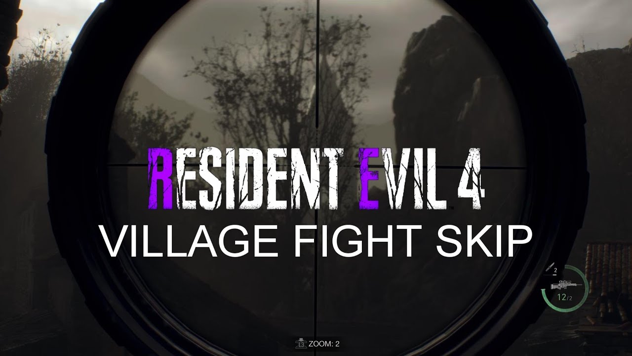 Resident Evil 4 Remake-Village Fight Skip