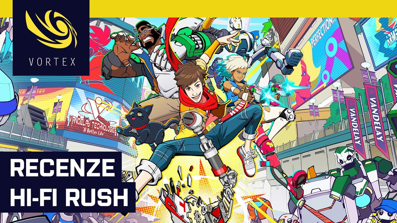 Recenze Hi-Fi Rush. Pořádný rockový nářez ohromuje akcí, grafikou, dobrou náladou a neztrácí rytmus
