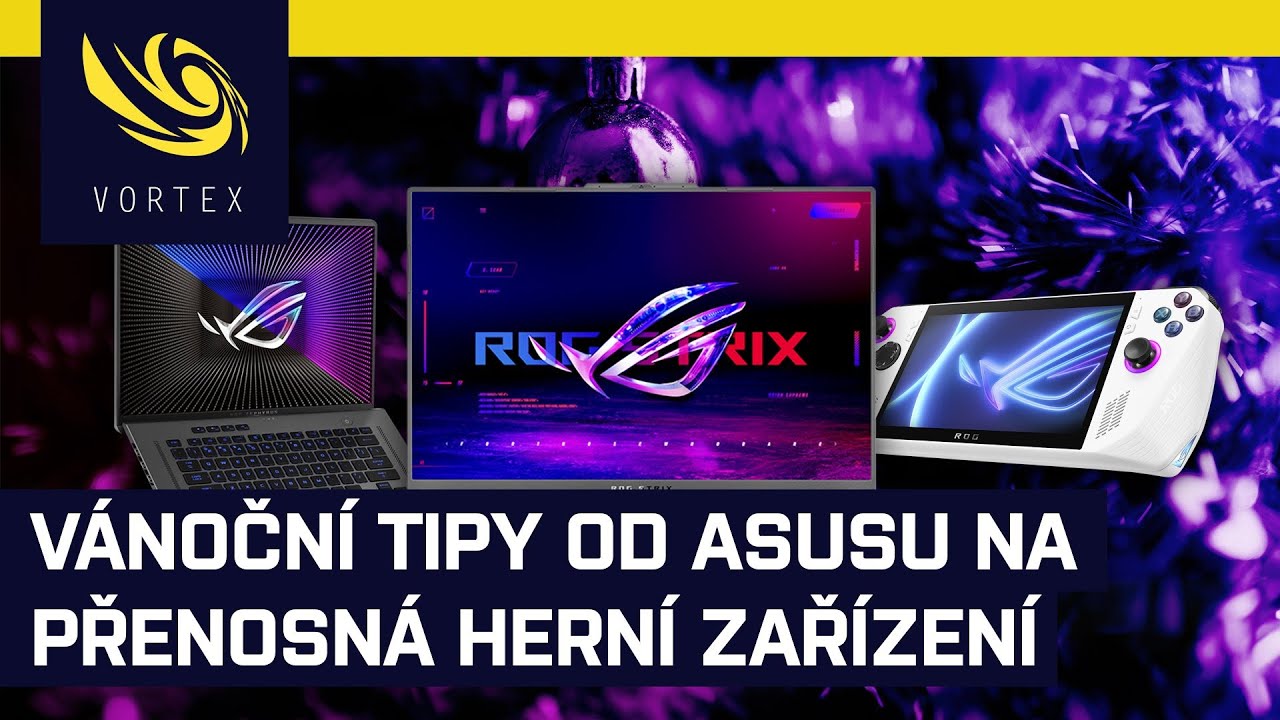 Váháte, co vybrat svému hráči na Vánoce? Už nemusíte, je tu ASUS se svými tipy na herní zařízení
