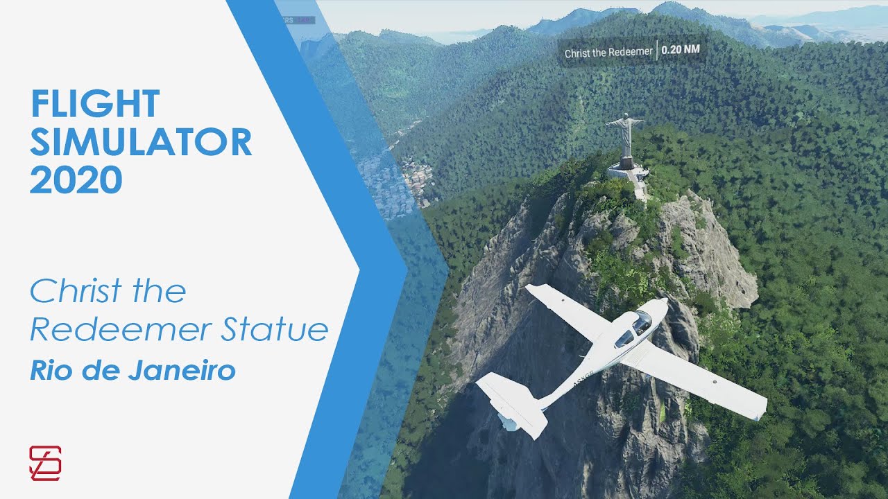 Christ the Redeemer Statue (Rio de Janeiro) Brazil - Flight Simulator 2020 (Ryzen 3700X + 5700 XT)
