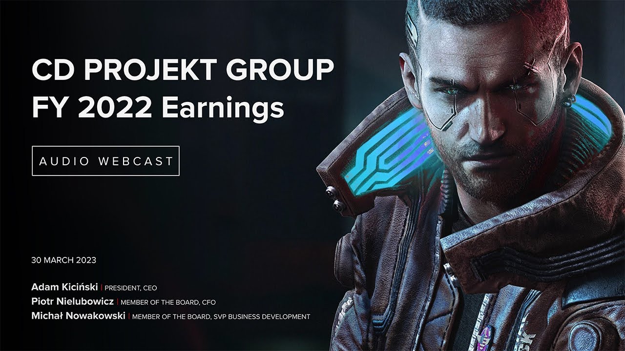 [EN] CD PROJEKT Group FY 2022 earnings conference - audio webcast