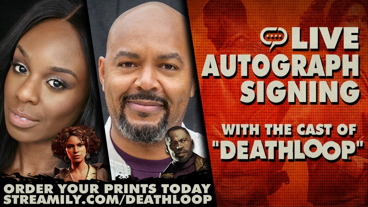 Streamily.com Presents: The Cast of Deathloop Jason Kelley and Ozioma Akagha