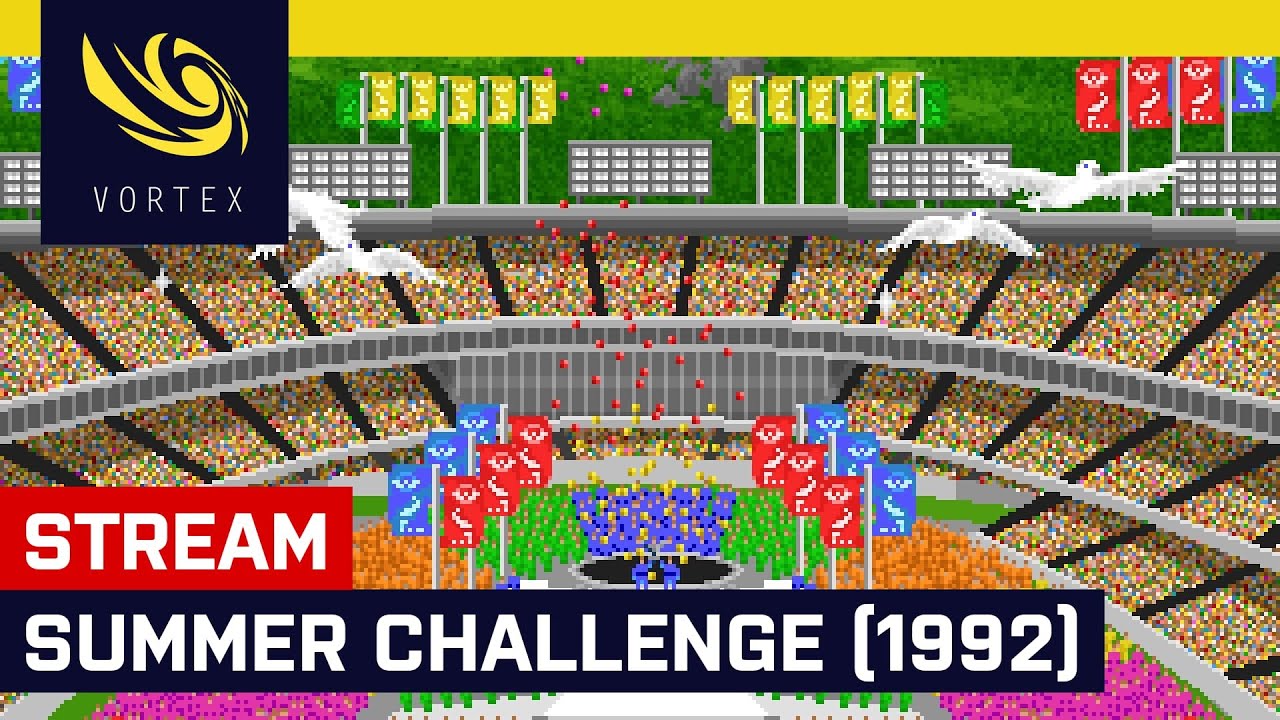 Hrajeme živě klasiku The Games: Summer Challenge (1992). Jediná pravá olympijská hra i bez licence