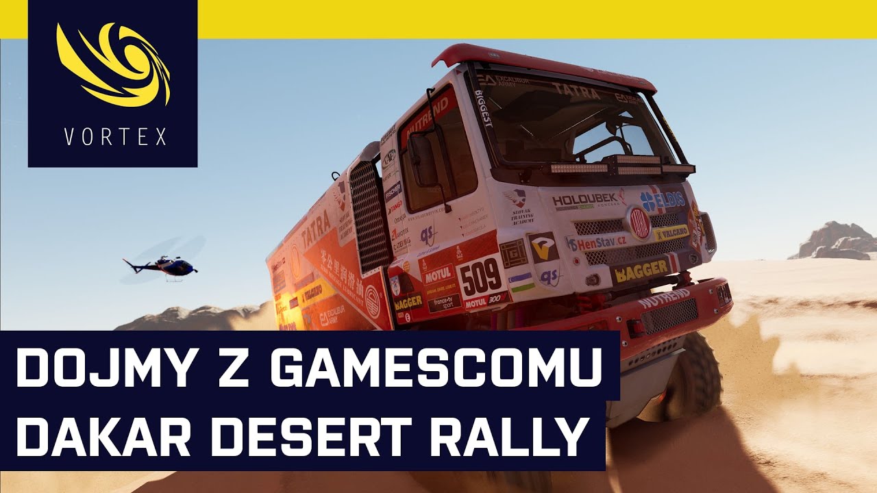 Dojmy z Gamescomu: Dakar Desert Rally. Pokračování slavného závodu udělalo obrovský pokrok