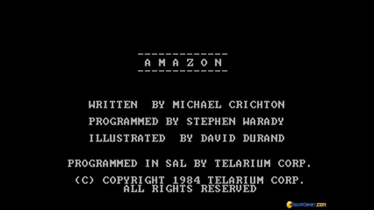 Amazon gameplay (PC Game, 1984)