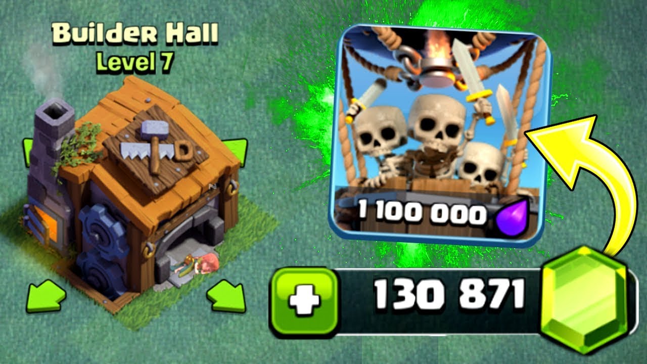 GEMMING BUILDERS HALL 7! - UNLOCKING ALL NEW FEATURES! - Clash Of Clans