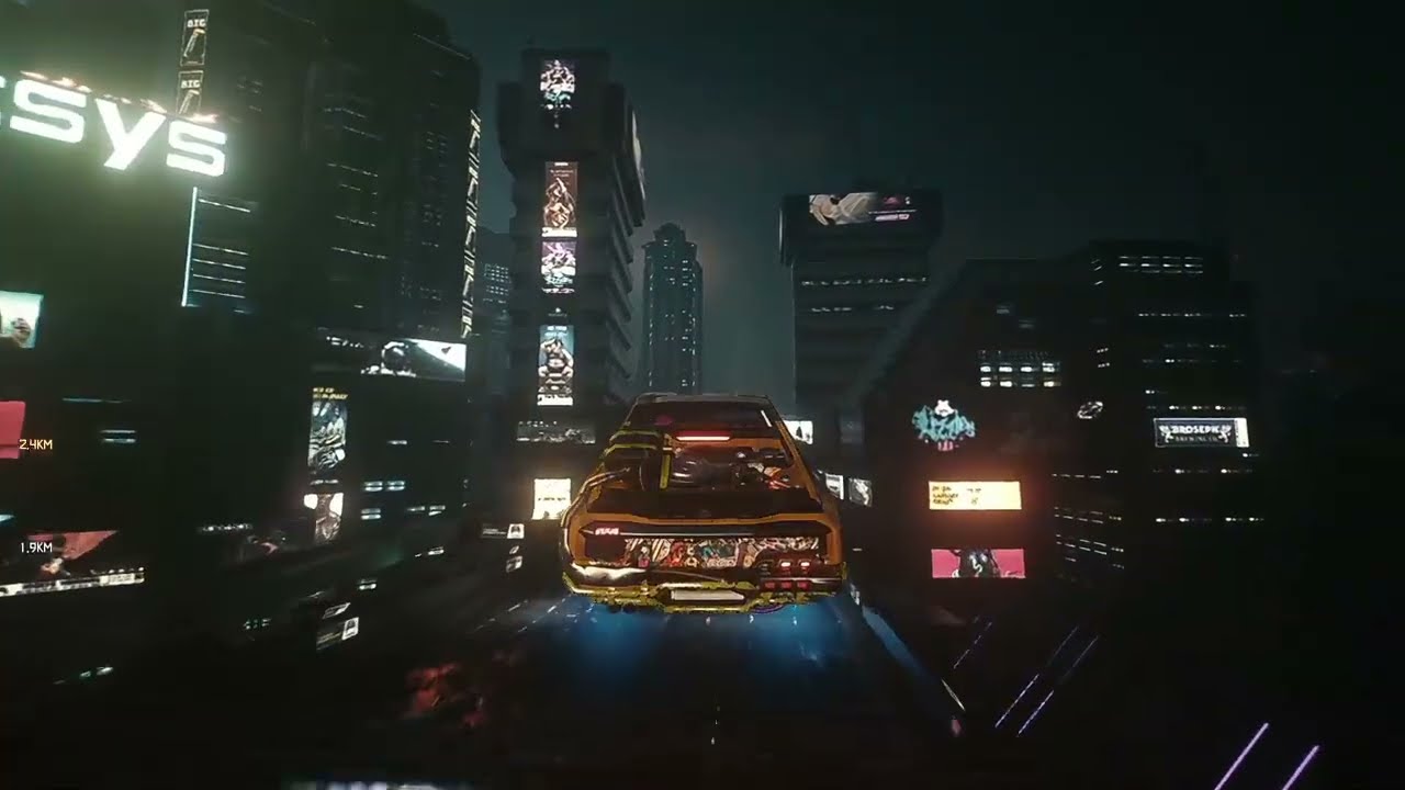 Cyberpunk 2077 - Flying Car Mod