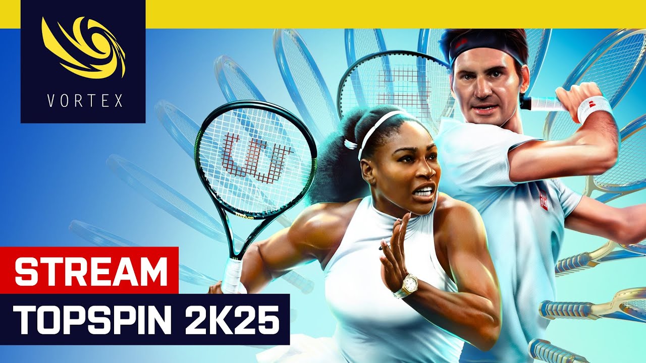 Hrajeme živě TopSpin 2K25 (PS5). První oťuknutí dalšího dílu slavné série, navíc od českých vývojářů
