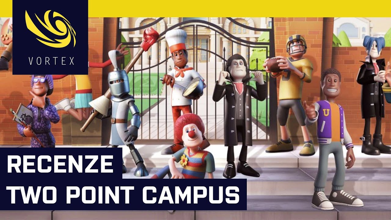 Recenze Two Point Campus. Akademický rok letos začal o něco dříve a nese se v humorném duchu