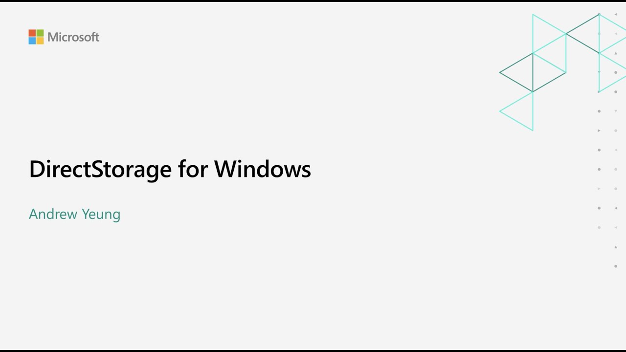 DirectStorage for Windows