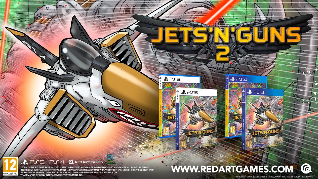 Jets'n'Guns 2 - Launch Trailer | PS5 & PS4!