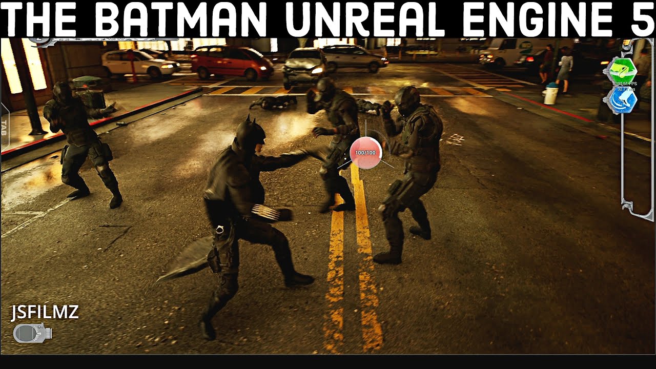 The Batman Unreal Engine 5 Mod 4k