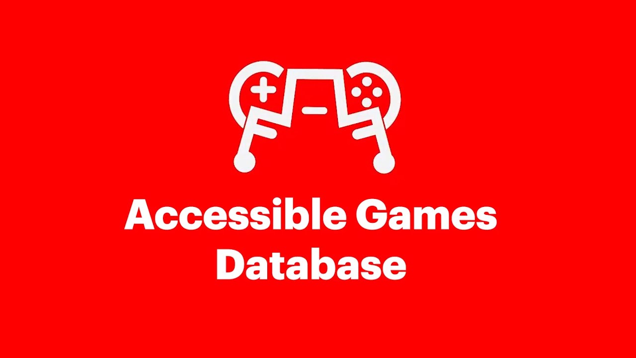 Introducing: The Accessible Games Database