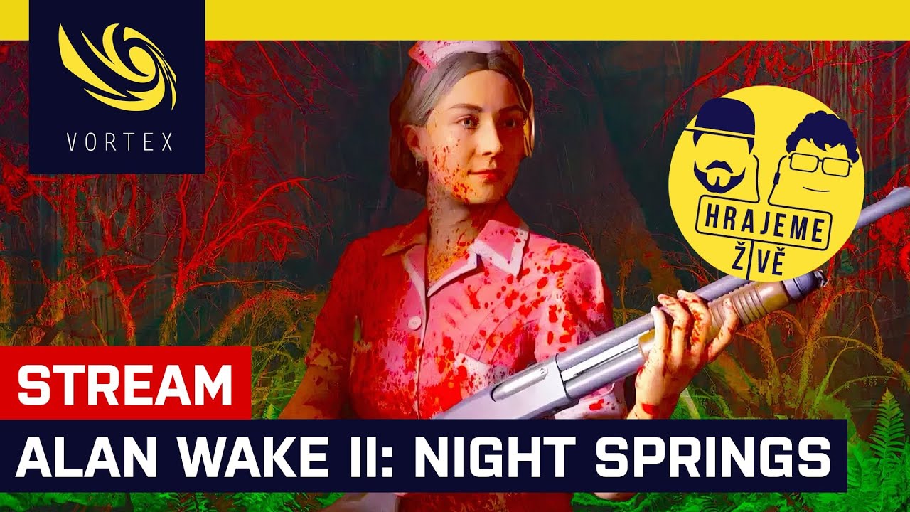 Hrajeme živě Alan Wake II: Night Springs. Nesnažte se srovnat obraz. Vysílání teď řídíme my