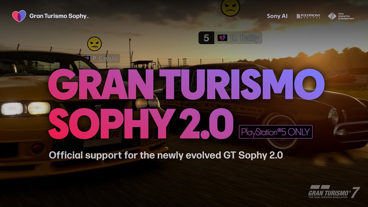 Official support for the newly evolved Gran Turismo Sophy 2.0