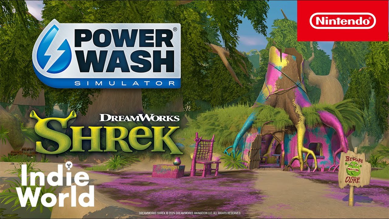 PowerWash Simulator Shrek Special Pack – Reveal Trailer – Nintendo Switch
