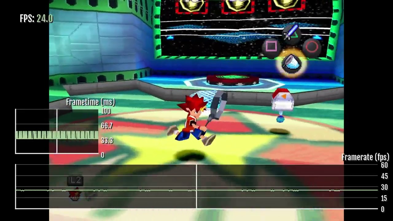 Ape Escape PS1 on PS5 Framerate (It's the PAL version...)