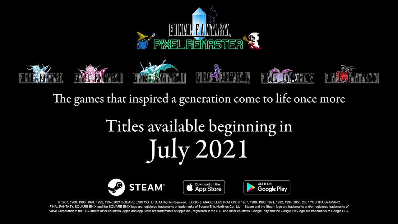 FINAL FANTASY PIXEL REMASTER | Promotional Trailer
