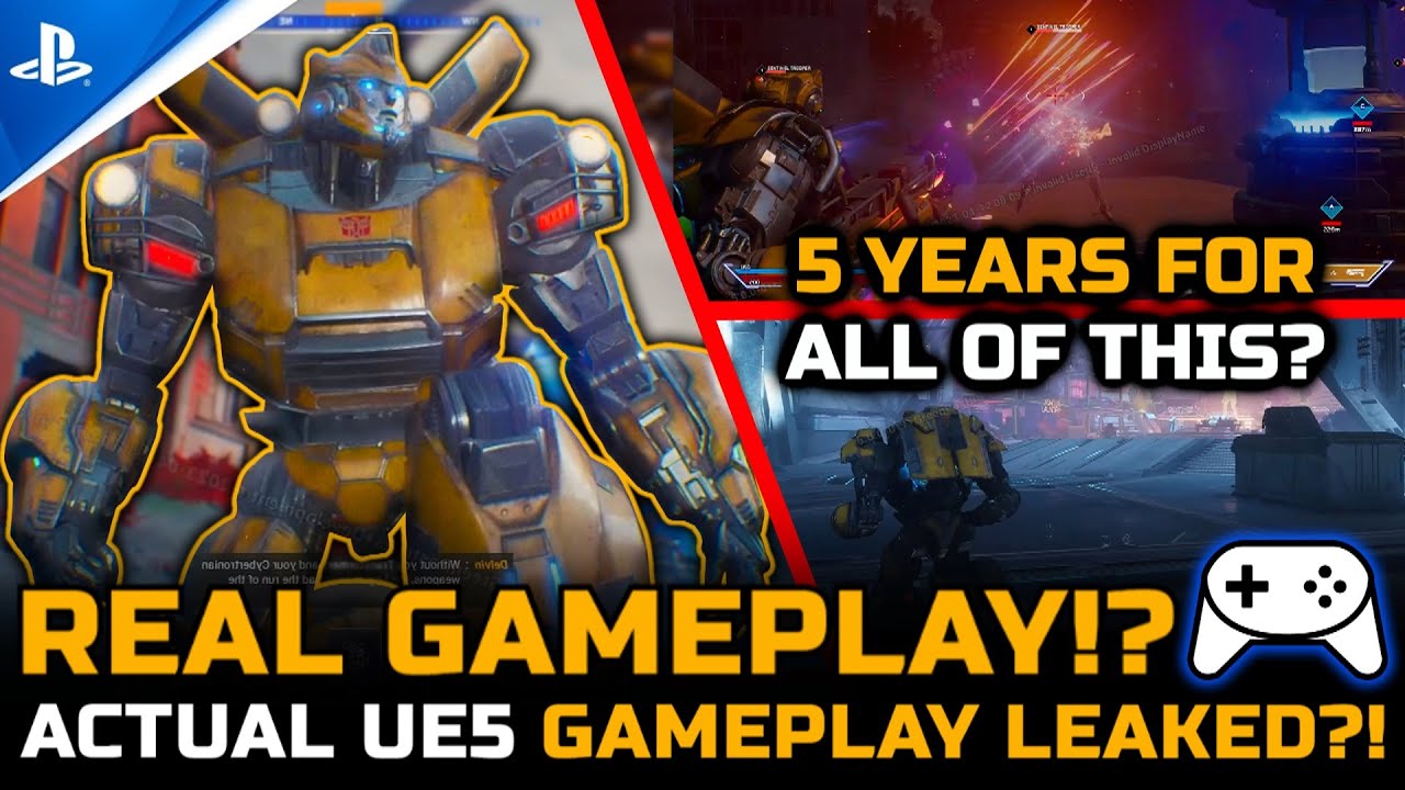 Transformer Reactivate UE5 Gameplay Finally Leaks, 5 Years And $100 Million Later... - TF News