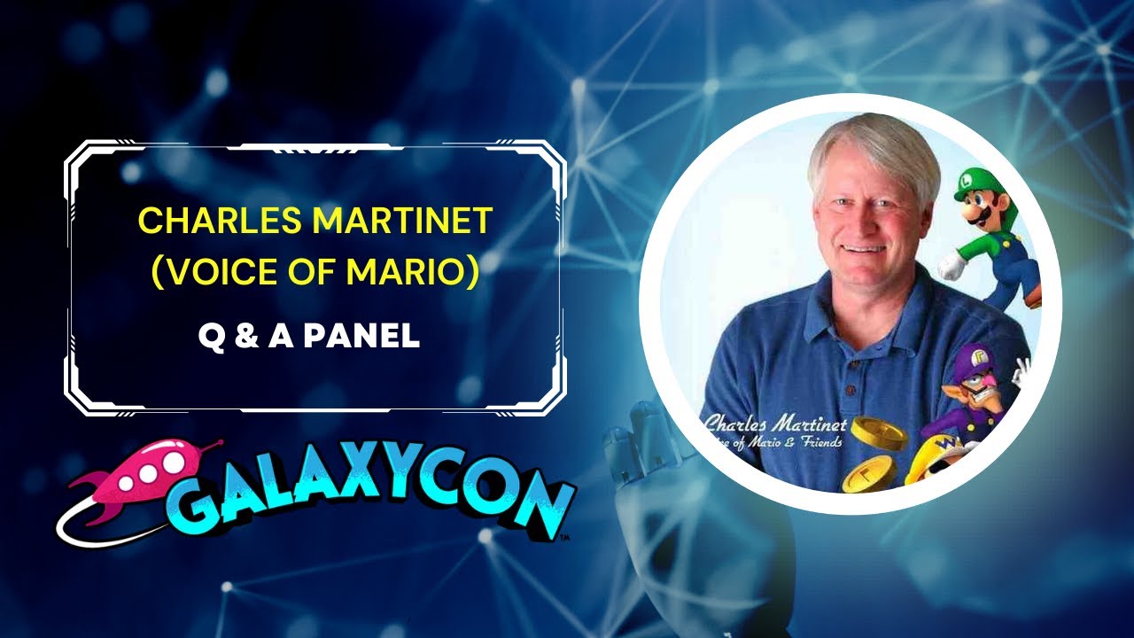 Charles Martinet on Mario Ambassadorship [Q&A Panel at Galaxycon Austin 2023]